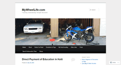 Desktop Screenshot of mywheellife.com